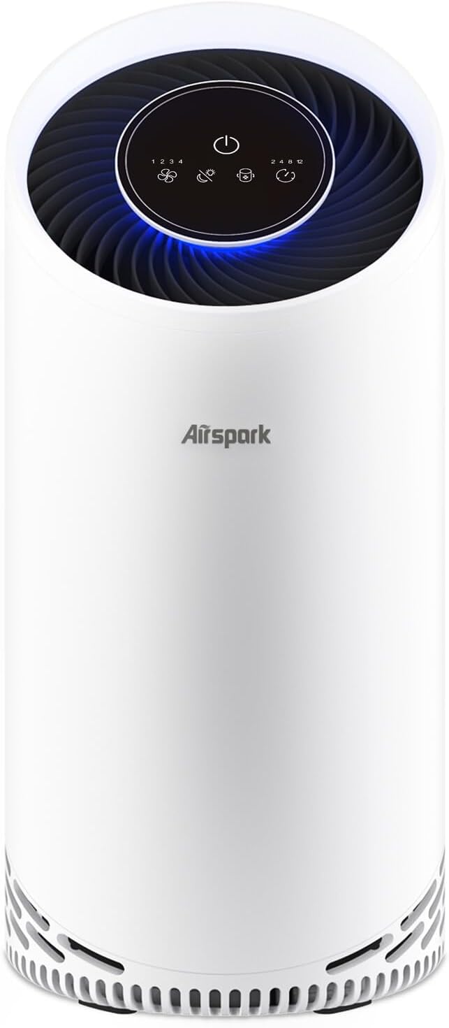 Airspark Air Purifier 2400 Sq Ft 4-Stage HEPA